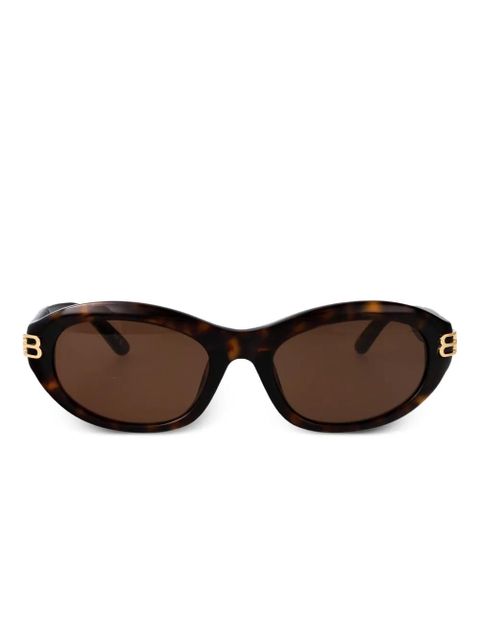 Balenciaga Eyewear oval-frame sunglasses - Brown - zdjęcie produktu nr 1