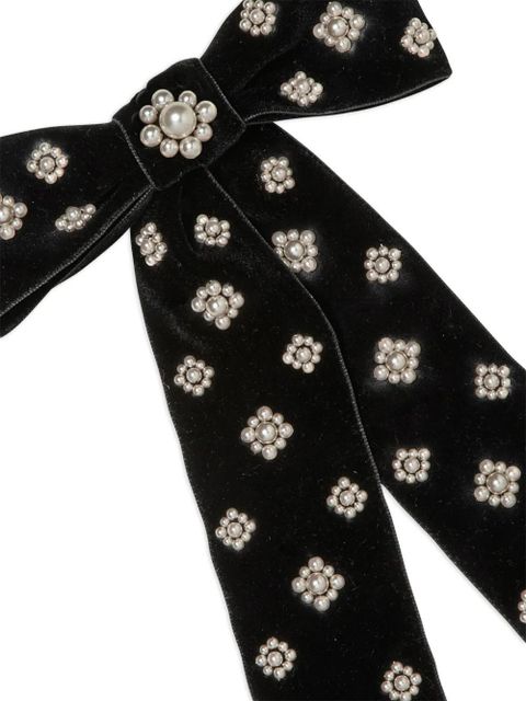 Jennifer Behr Margaret bow barrette - Neutrals - zdjęcie produktu nr 2