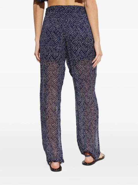 MARANT ÉTOILE Lydna printed trousers - Blue