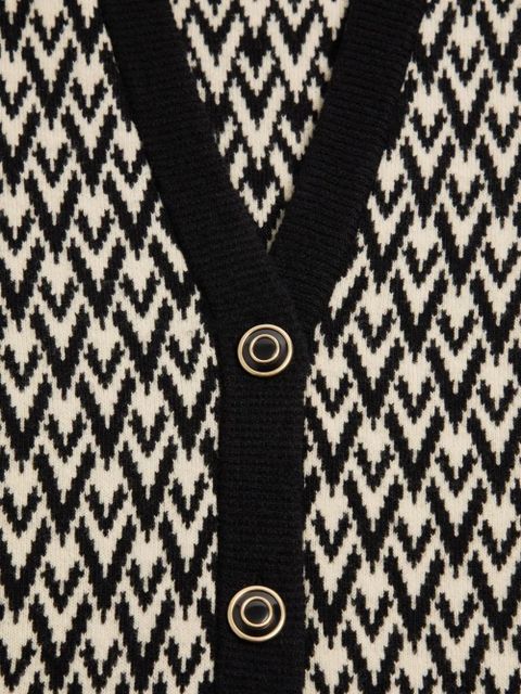 Valentino Garavani Toute La V cardigan - Black