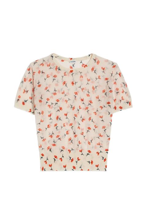 Jil Sander printed T-shirt - Neutrals - zdjęcie produktu nr 1