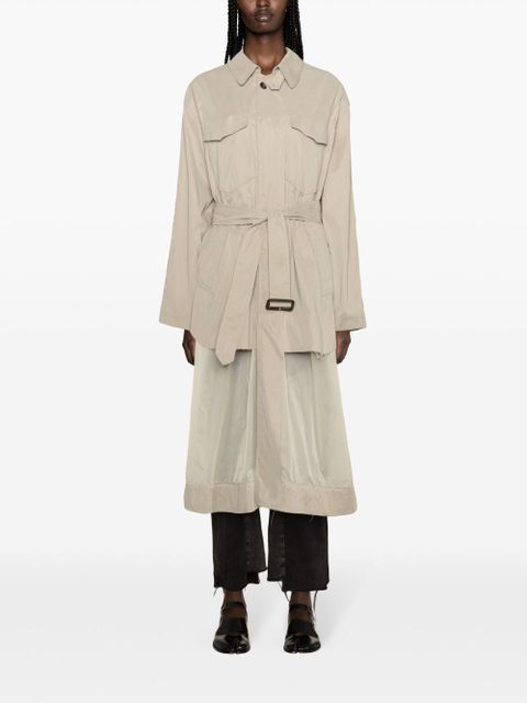 Maison Margiela belted panelled trench coat - Neutrals - zdjęcie produktu nr 2