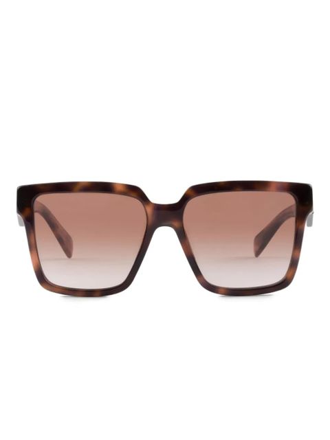 Prada Eyewear logo-print sunglasses - Brown - zdjęcie produktu nr 1