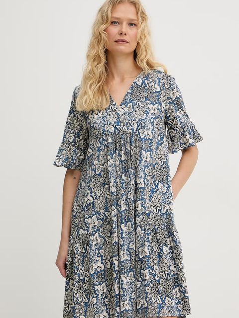 Weekend Max Mara sukienka bawełniana FUOCO - zdjęcie produktu nr 2