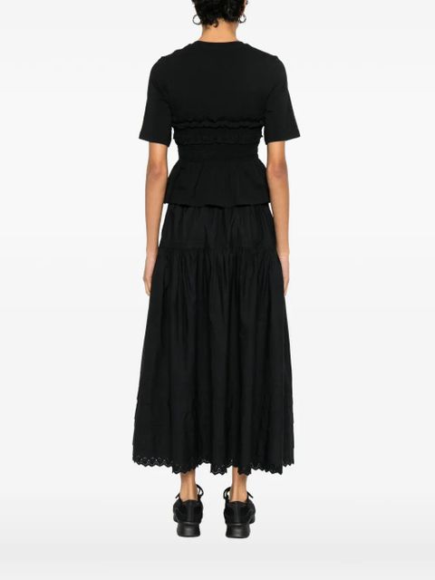 Cecilie Bahnsen ruffled top - Black