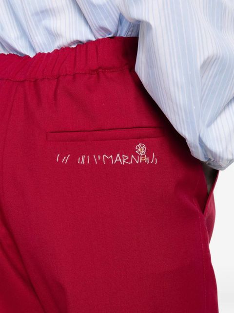 Marni button trousers - Red