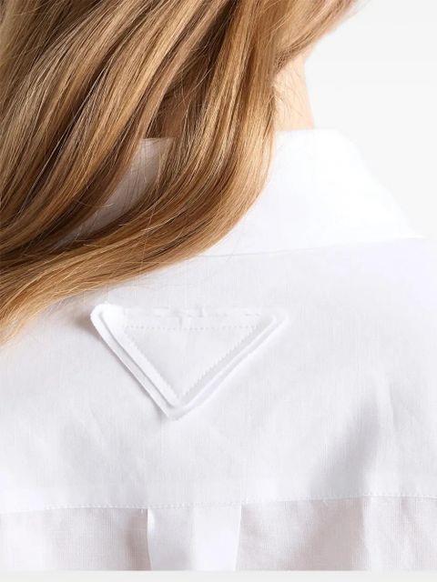 Prada linen muslin shirt - White