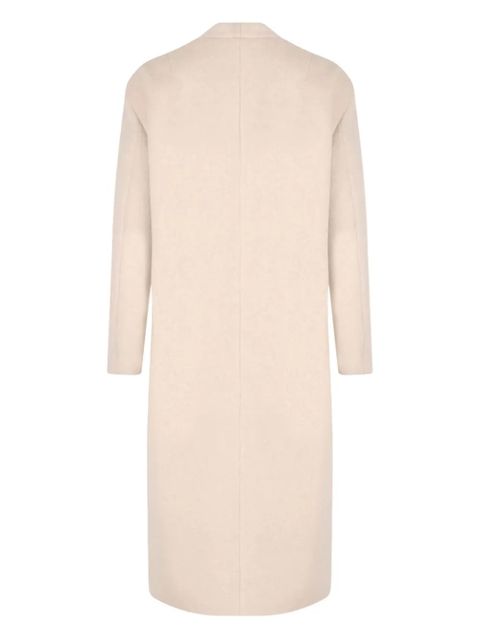 ISABEL MARANT button-fastening flap-pockets single-breasted coat - Neutrals