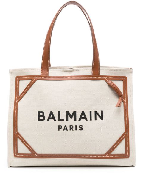 Balmain B-Army logo-print tote bag - Neutrals - zdjęcie produktu nr 1