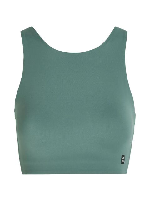 On Running crew-neck sports bra - Green - zdjęcie produktu nr 2