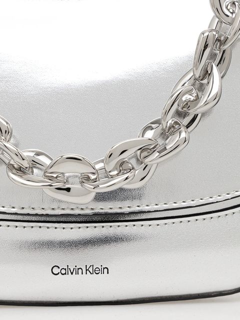 Calvin Klein torebka kolor srebrny LV04F3404G