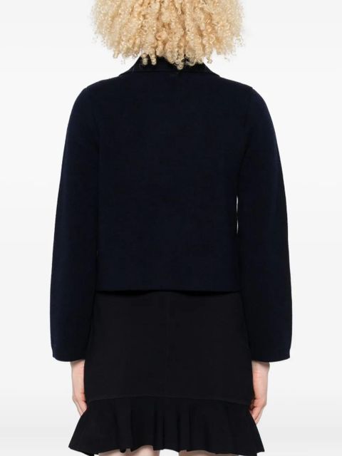 SANDRO double-breasted cardigan - Blue