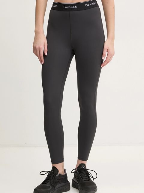 Calvin Klein Performance legginsy treningowe kolor czarny z nadrukiem LVGWS5L609 - zdjęcie produktu nr 1