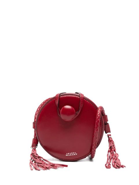 ISABEL MARANT Houna leather shoulder bag - Red - zdjęcie produktu nr 1