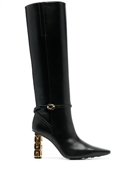 Givenchy 100mm knee-high boots - Black - zdjęcie produktu nr 1
