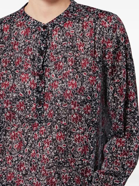 MARANT ÉTOILE MARIA floral-pattern blouse - Black