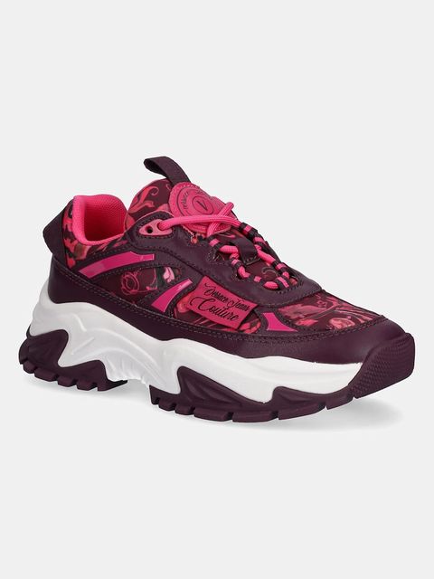 Versace Jeans Couture sneakersy damskie kolor fioletowy 79VA3SVG ZSC83 U44 - zdjęcie produktu nr 1