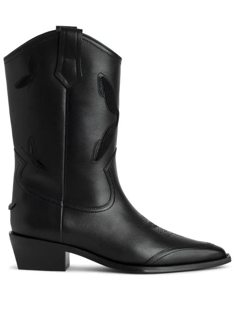 Zadig&Voltaire 45mm Cara Western boots - Black - zdjęcie produktu nr 1