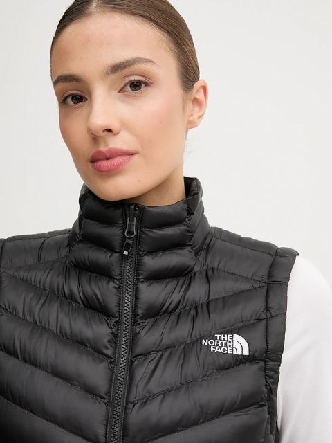 The North Face bezrękawnik Huila kolor czarny przejściowy NF0A8DW5JK31