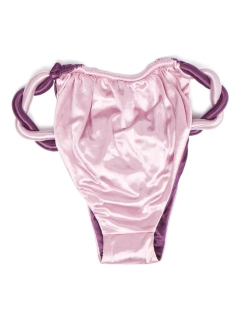 Isa Boulder Chunky Rope reversible bikini bottoms - Pink - zdjęcie produktu nr 2