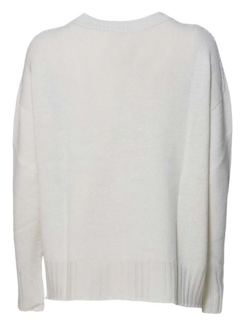 SOLOTRE crew-neck sweater - White - zdjęcie produktu nr 2