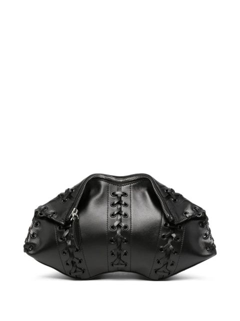Alexander McQueen Manta clutch bag - Black - zdjęcie produktu nr 1