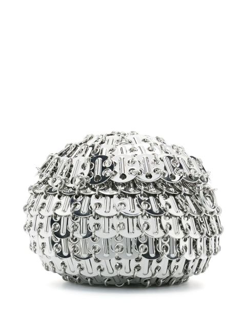 Rabanne 1969 Party Ball shoulder bag - Silver