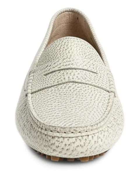 Tod's gomino leather loafers - White