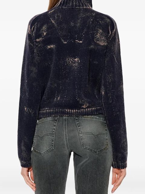 Diesel M-Marcellette half-zip sweater - Blue