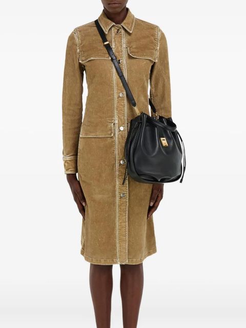 Ferragamo Hug drawstring bucket bag - Black - zdjęcie produktu nr 2