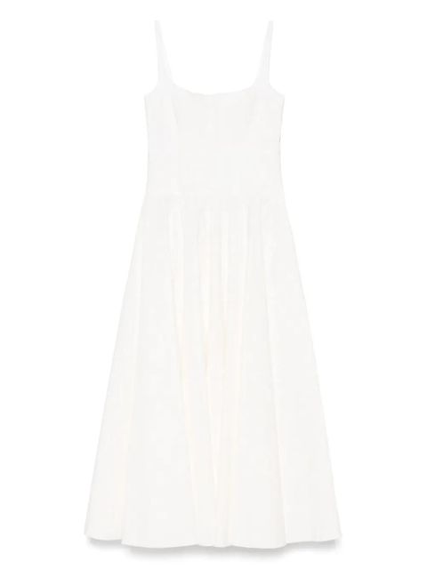 Marni patterned-jacquard cotton midi dress - White - zdjęcie produktu nr 1