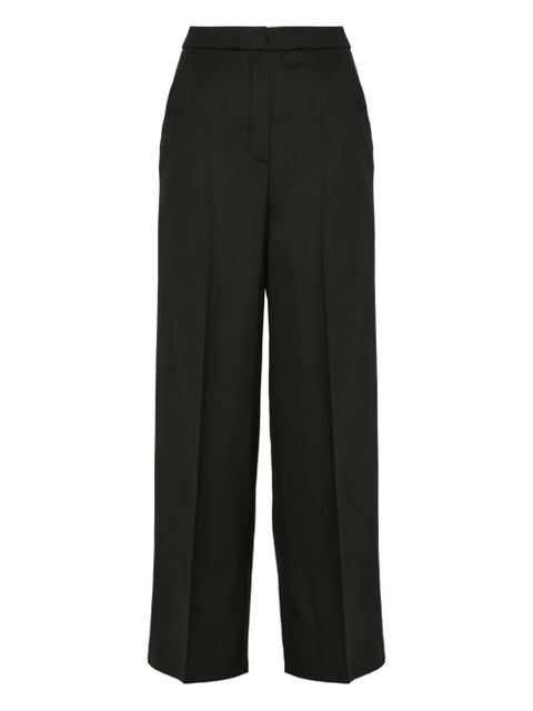 Yves Salomon flannel tailored trousers - Black - zdjęcie produktu nr 1
