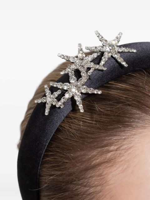 Jennifer Behr star-embellished vespera headband - Black - zdjęcie produktu nr 2