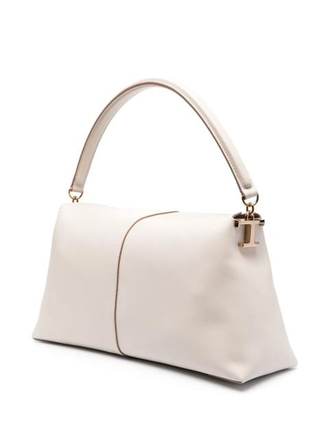 Tod's T Case logo-plaque shoulder bag - Neutrals