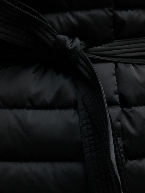 Geox kurtka puchowa BETTANIE kolor czarny przejściowa W5626N T3122