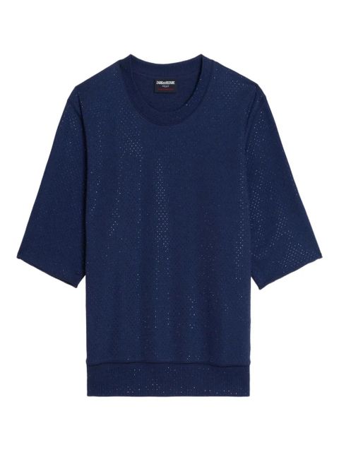Zadig&Voltaire Edmond strass sweatshirt - Blue - zdjęcie produktu nr 1