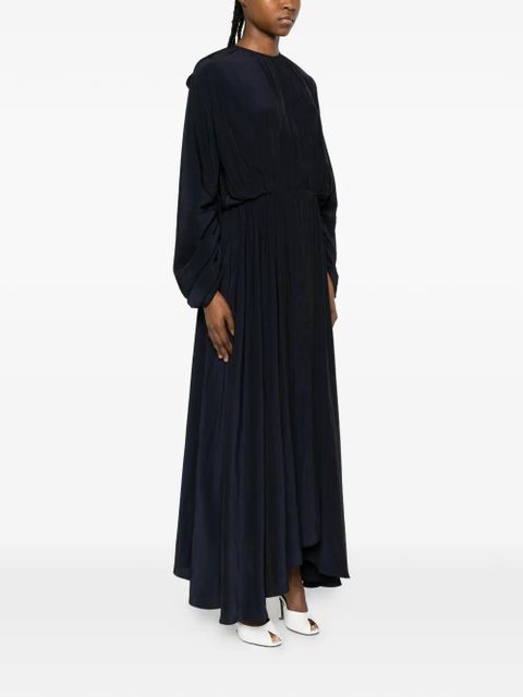 Lanvin rear-zip midi dress - Blue