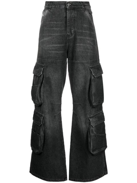 Diesel 1996 D-Sire 0HLAA straight-leg jeans - Black - zdjęcie produktu nr 1