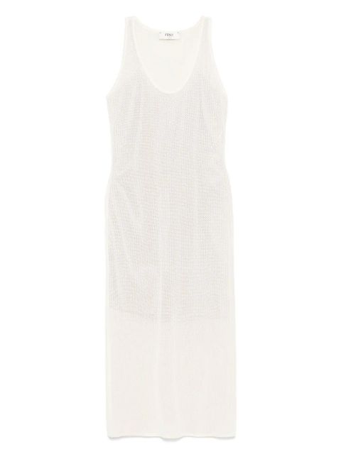 FENDI sleeveless midi dress - Neutrals - zdjęcie produktu nr 1