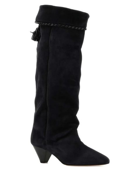 ISABEL MARANT 45mm Elisa suede boots - Black - zdjęcie produktu nr 2