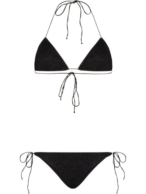 Oséree Lumière halterneck two-piece bikini - Black - zdjęcie produktu nr 1