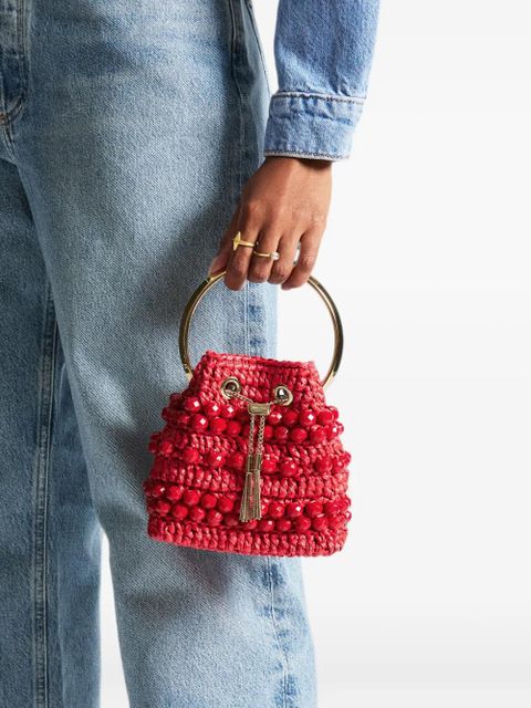 Jimmy Choo Bon Bon bucket bag - Red - zdjęcie produktu nr 2