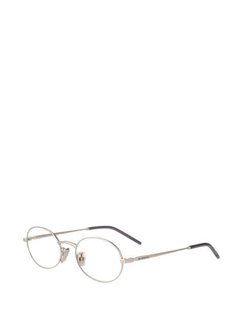 Givenchy Eyewear oval-frame glasses - Silver - zdjęcie produktu nr 2