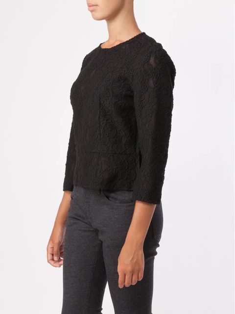 Comme Des Garçons lace blouse - Black