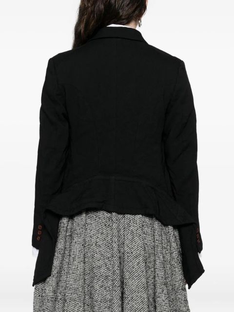 Comme Des Garçons single-breasted blazer - Black