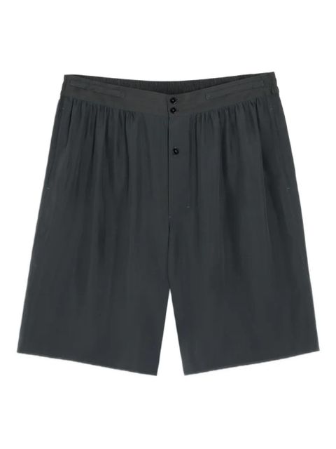 LEMAIRE elasticated-waistband shorts - Grey - zdjęcie produktu nr 1