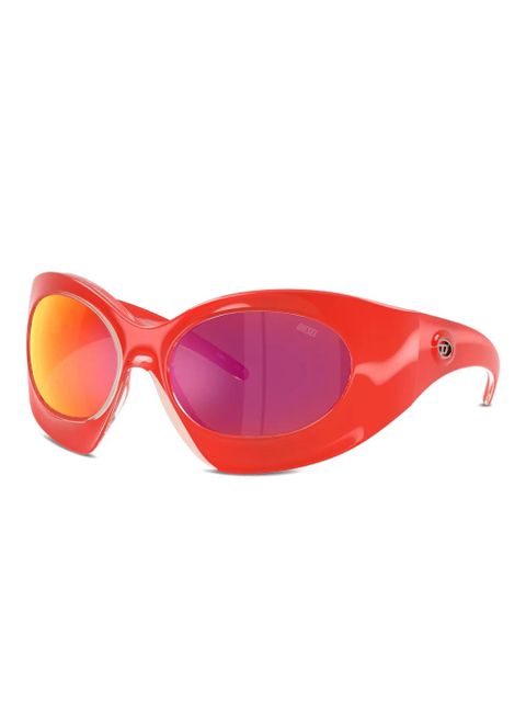 Diesel x Karol G oversized-frame sunglasses - Red