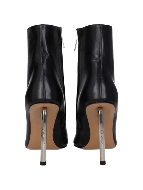 Off-White Jitney metal-heel ankle boots - Black