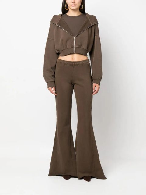 ENTIRE STUDIOS short-sleeved organic-cotton T-shirt - Brown