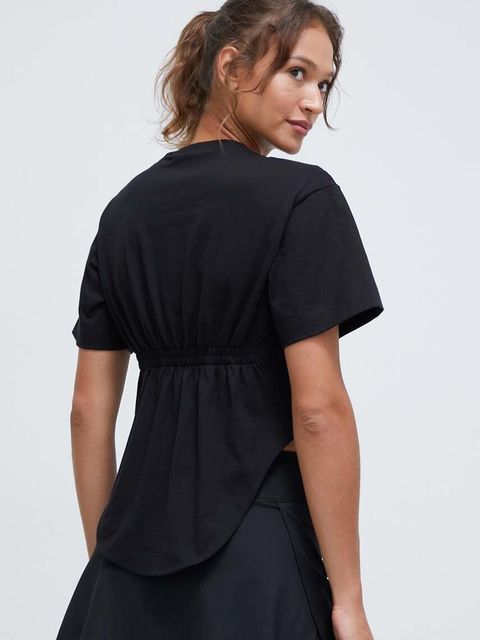 adidas by Stella McCartney t-shirt damski kolor czarny IN3656 - zdjęcie produktu nr 2